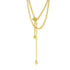 Double Drop Wrap Necklace
