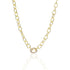Pave Link Solo Necklace