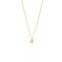 Script CZ Initial Necklace