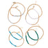 Stardust Gemstone Bubble Bracelet Set