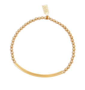 Gold Filled Bubble Barre Bracelet