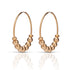 Gold Filled Bubble Hoops