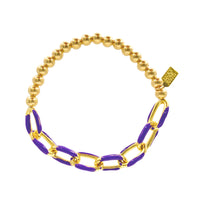 Enamel Link Bubble Bracelets