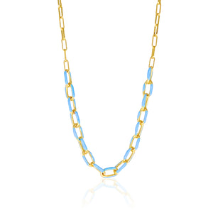 Enamel Link Necklaces