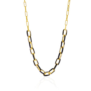 Enamel Link Necklaces