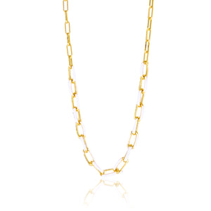 Enamel Link Necklaces
