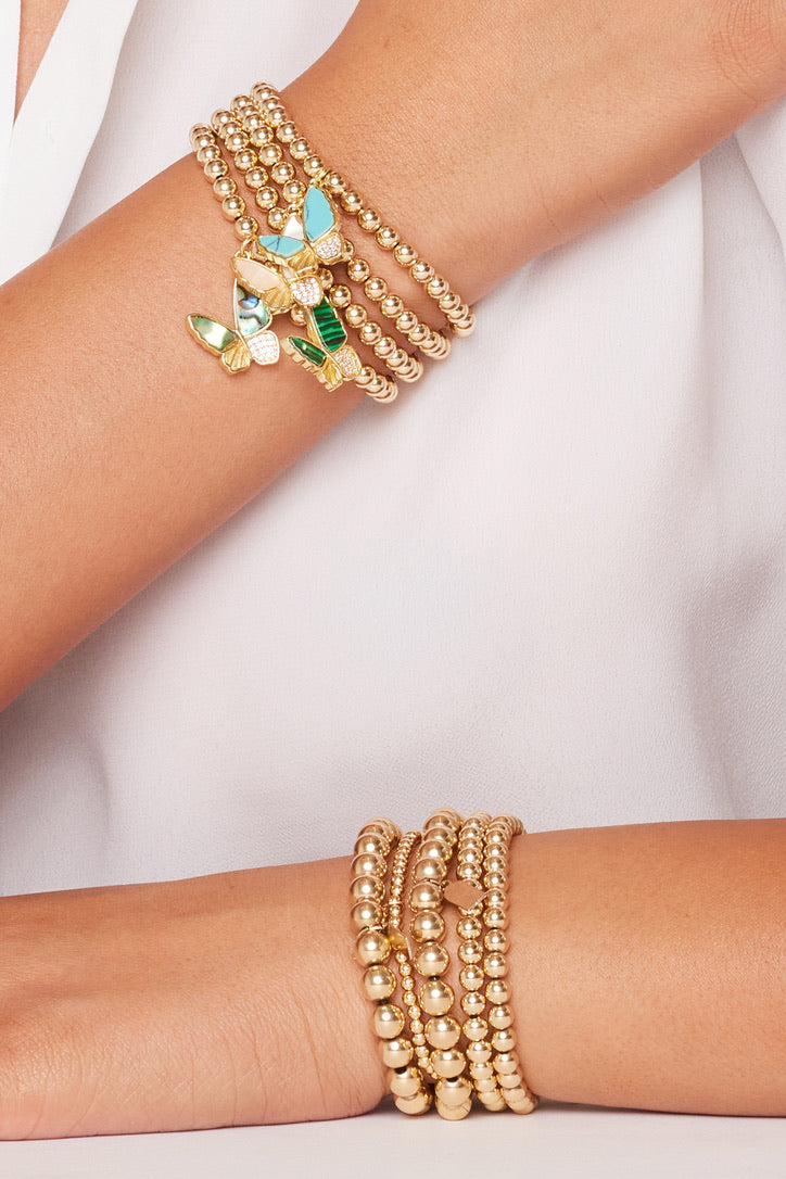 Butterfly Gem Bubble Bracelet