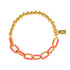 Enamel Link Bubble Bracelet - Watermelon