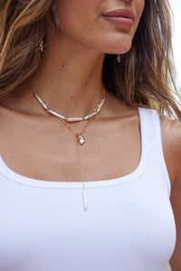 Skinny Dip Pearl Lariat