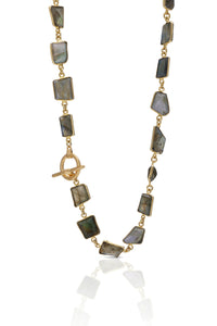 Prana Gemstone Necklace - Labradorite