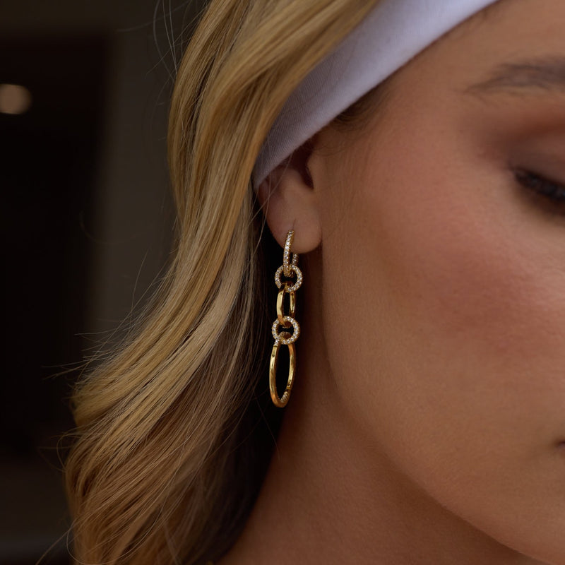 Ringlet CZ Earring