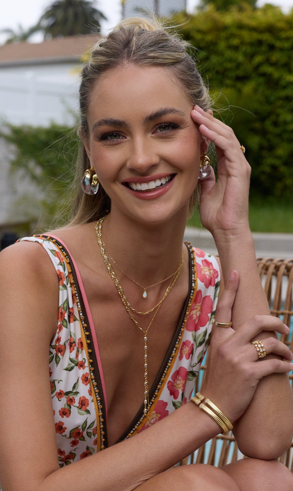 Looking Glass Hoops - Transparent