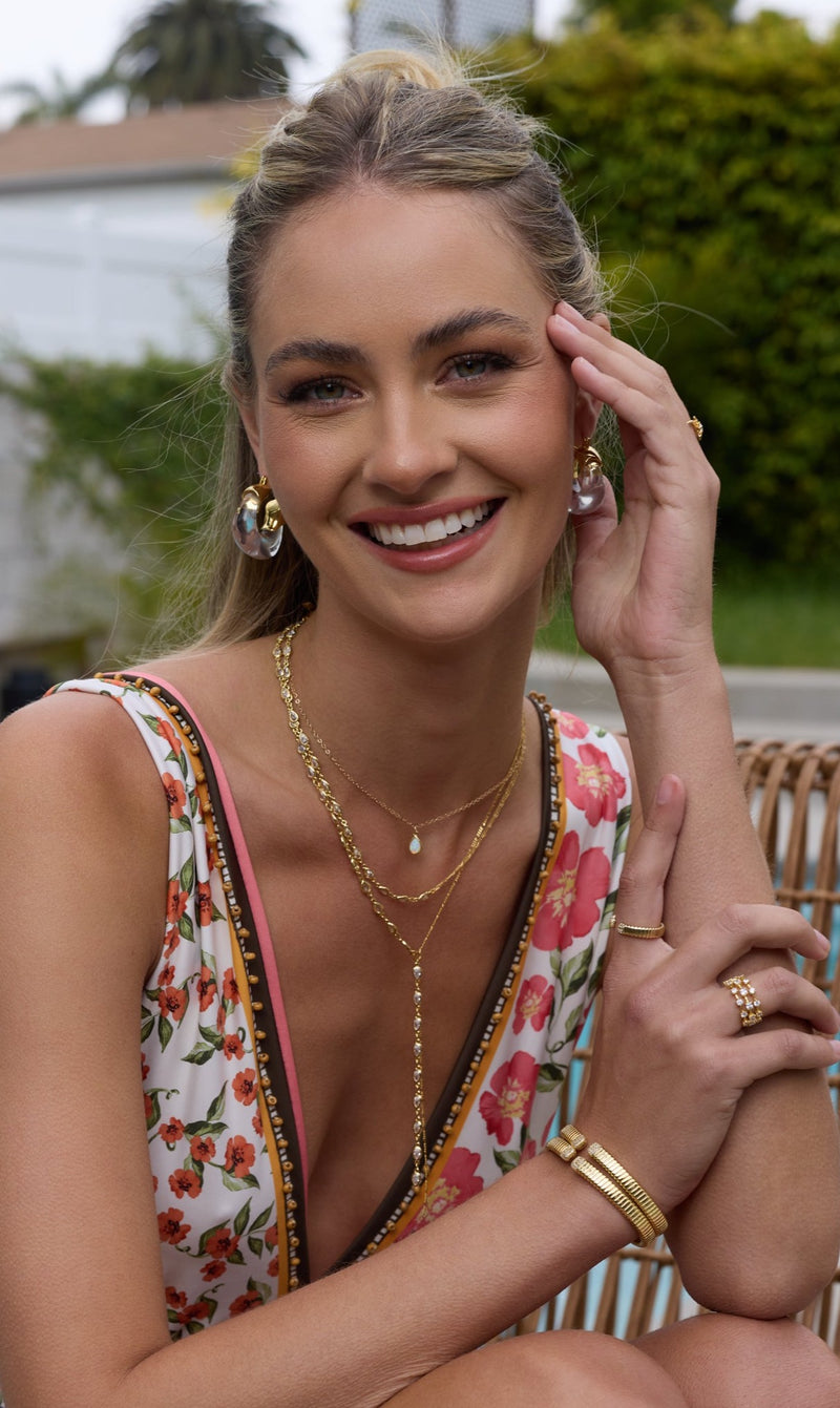 Looking Glass Hoops - Transparent