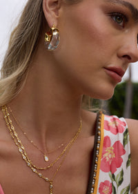 Looking Glass Hoops - Transparent