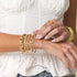 Trio Pave Link Bubble Bracelet