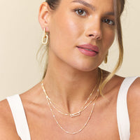 Petite Pave Link Necklace