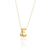 Golden Bubble Letter Necklace