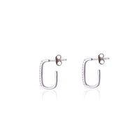 Pave Frame Hoop