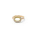 Pave Link Bubble Ring