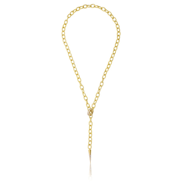 Pave Link Lariat