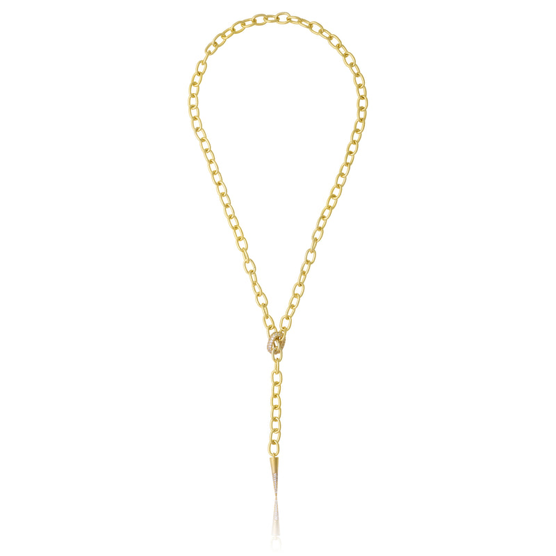 Pave Link Lariat