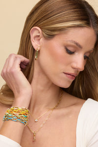 Enamel Link Bubble Bracelets