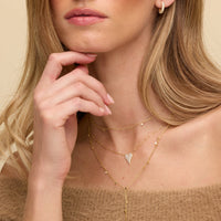 Pave Heart Necklace