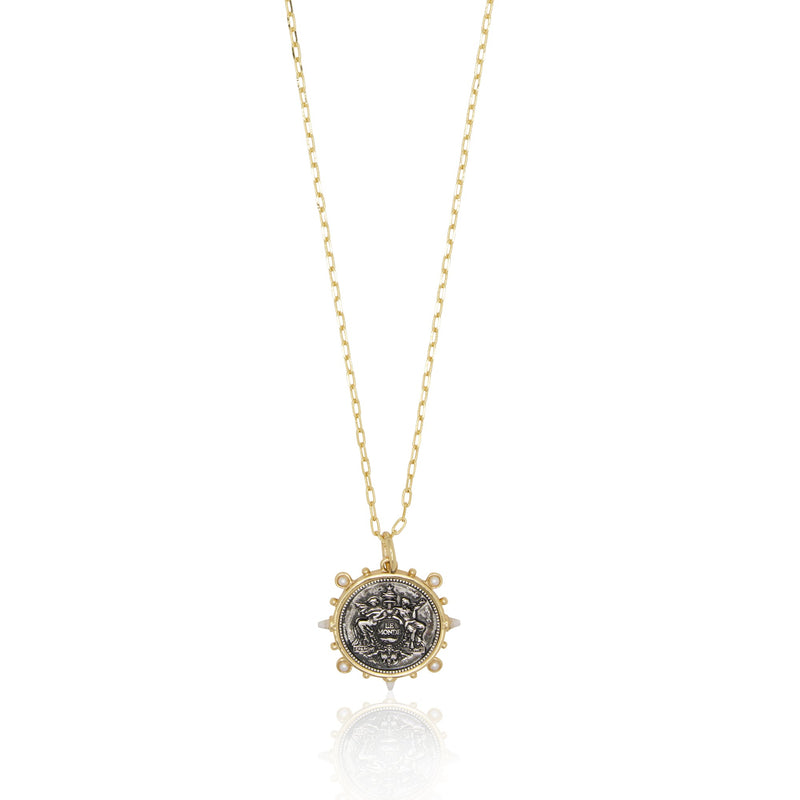 Cherub Coin Necklace