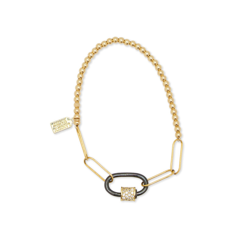 Enamel Luca Lock Bubble Bracelet