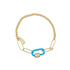 Enamel Luca Lock Bubble Bracelet