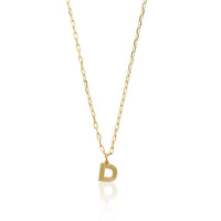 The Embossed Initial Necklace