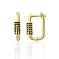 Luca Noir Hoop