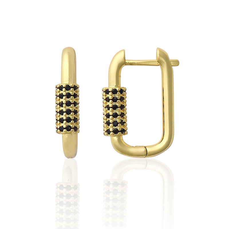 Luca Noir Hoop