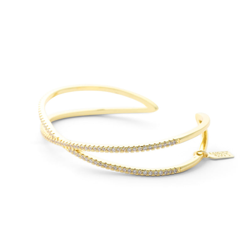 Pave X Cuff
