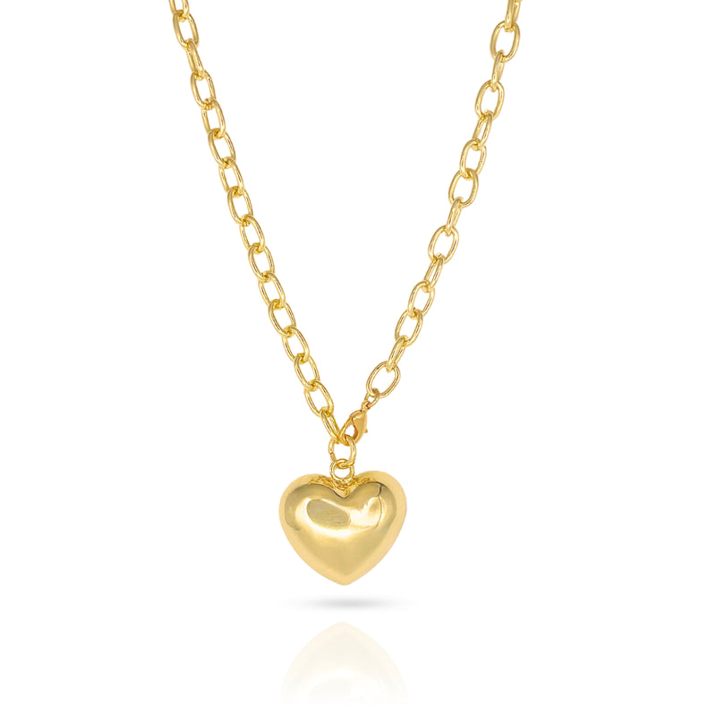 Bubble Heart Wrap Necklace