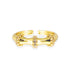 Bamboo Pave Ring
