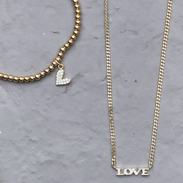 Love Heart Bubble Bracelet
