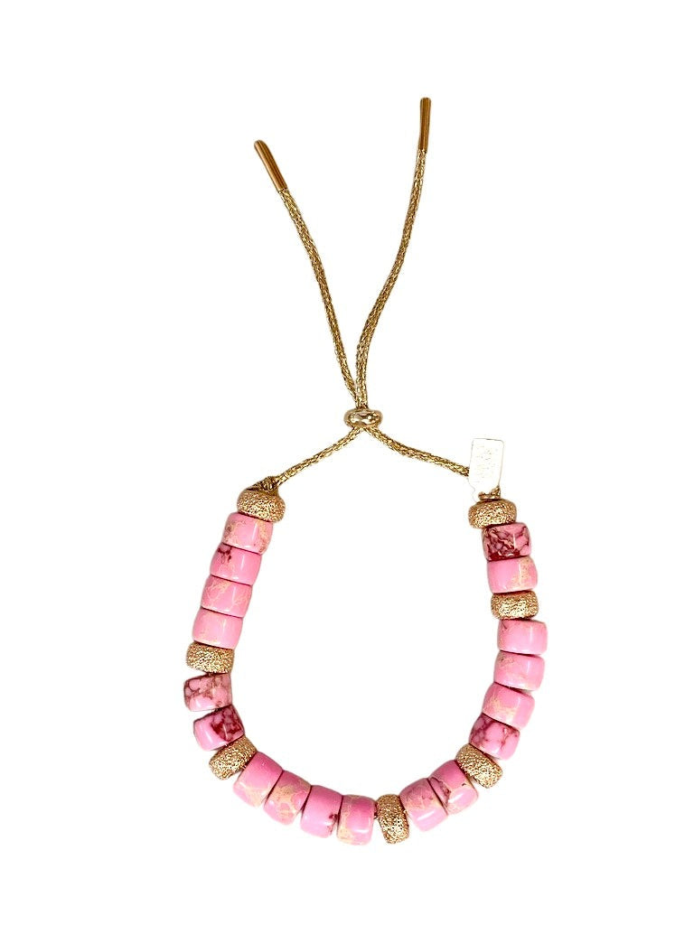 Eye Candy Bracelet - Cotton Candy Agate