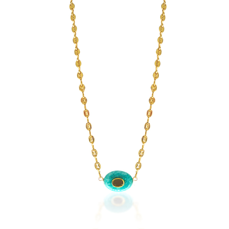 Candy Gem Mariner Necklace