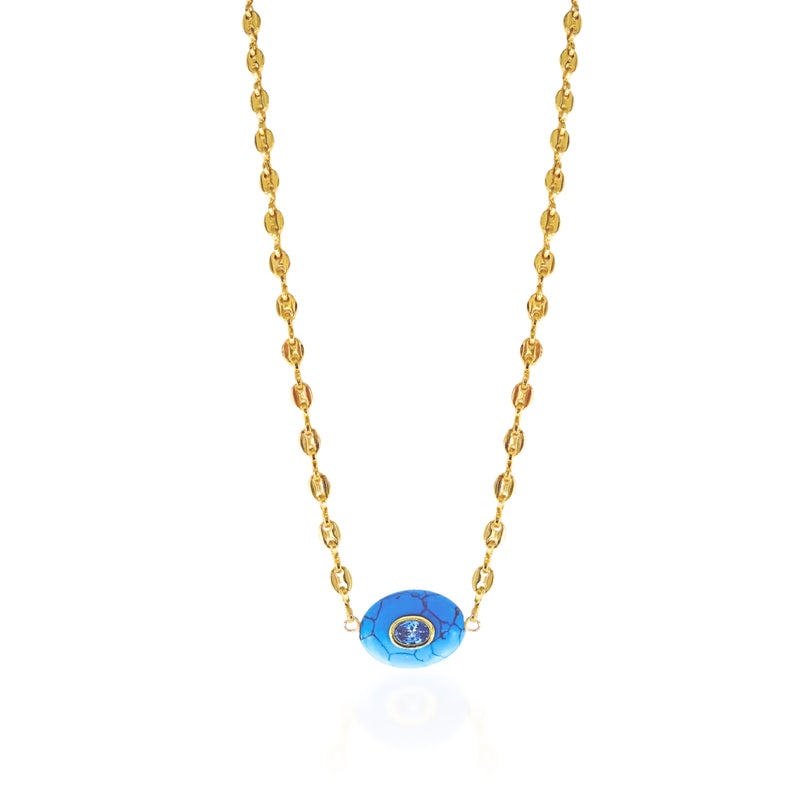 Candy Gem Mariner Necklace