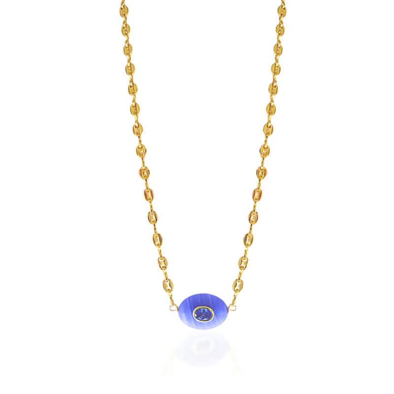 Candy Gem Mariner Necklace