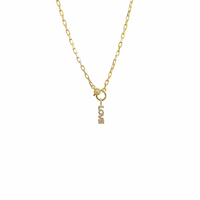Pave Affirmation Necklace