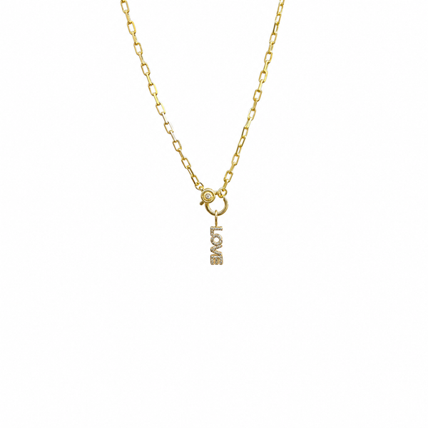 Pave Affirmation Necklace