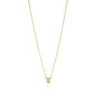 Solitaire Pear Necklace