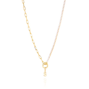 Charmed Initial Wimbledon Necklace