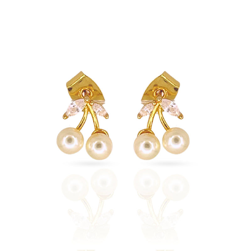 Cherry Pearl Stud