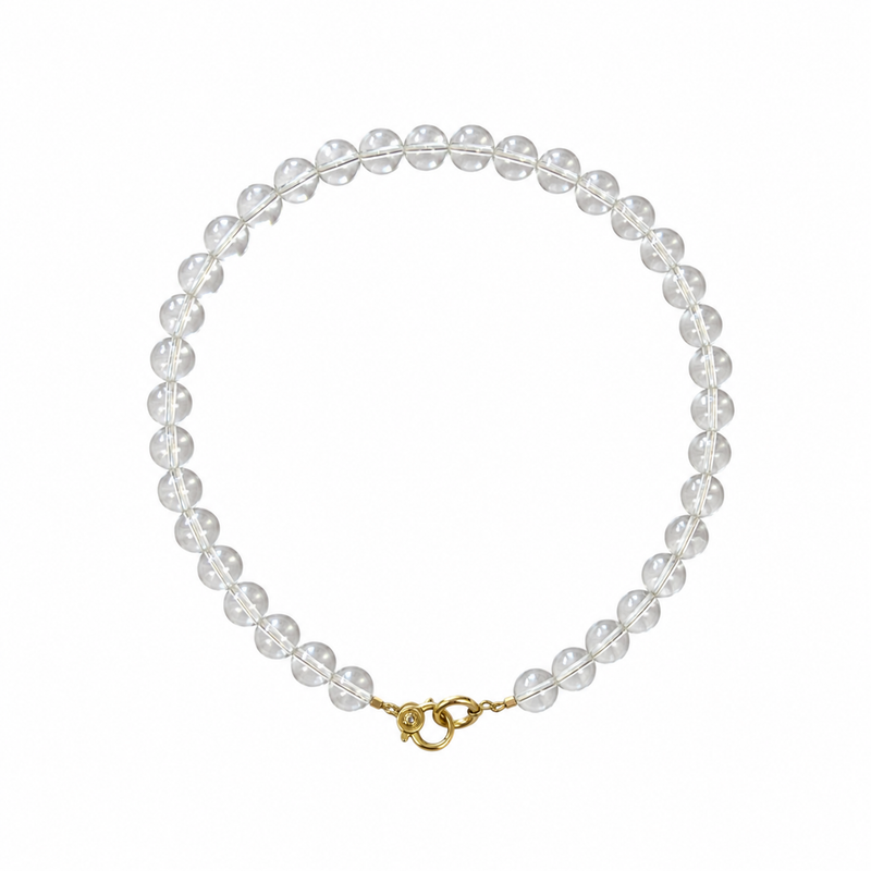 Quartz Beaded Necklace