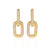 Doube Link Pave Earring