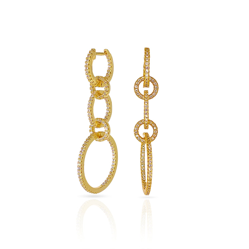 Ringlet CZ Earring