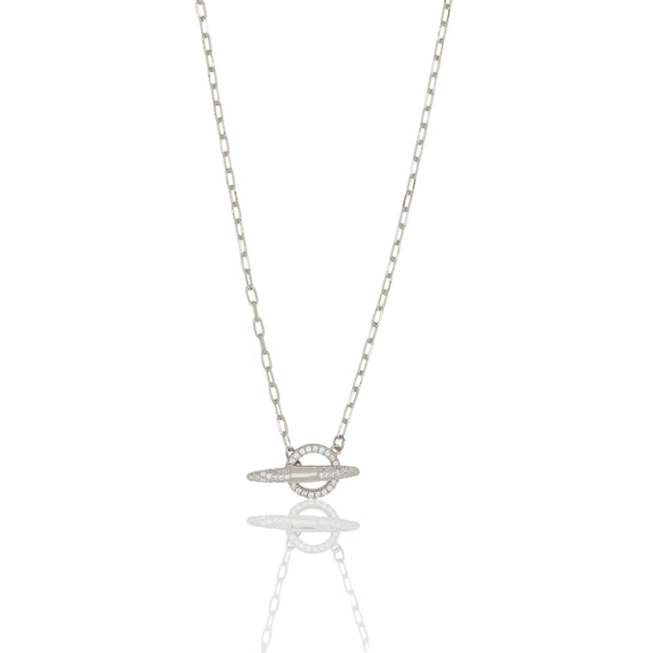 Essential CZ Toggle Necklace